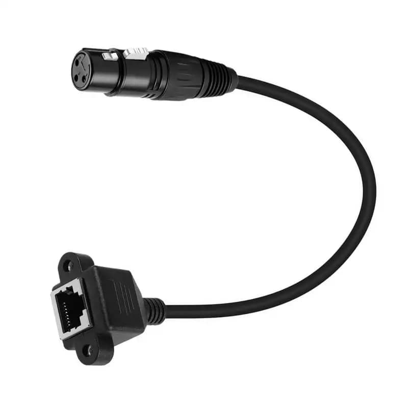 Network Cable RJ45 Network Connector RJ45 to 3 pin Adapter Cable Female Converter Extension Controller Ethernet Connector