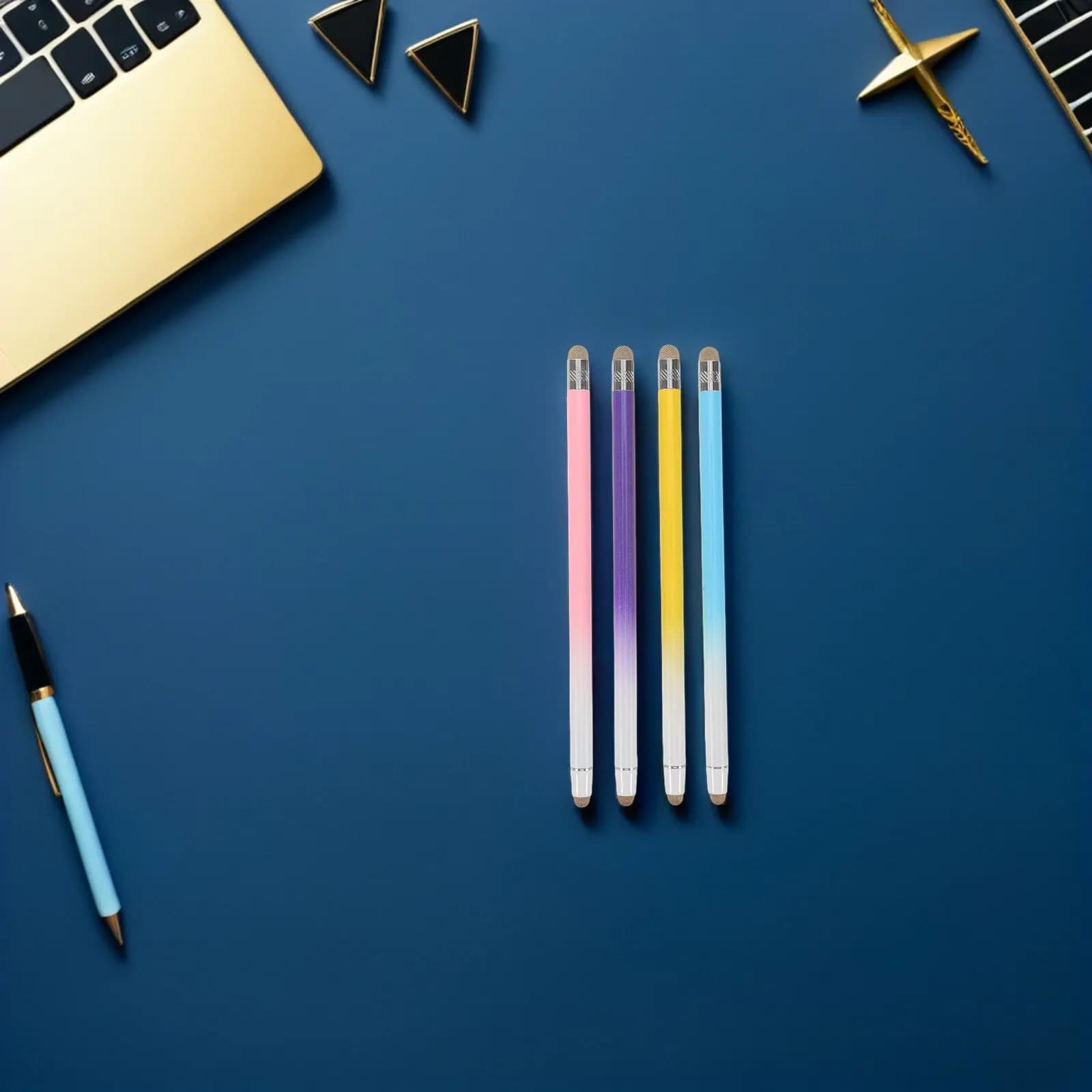 Set di 4 Penne Stilo Capacitive Universali per Disegno e Scrittura su Telefoni e Tablet