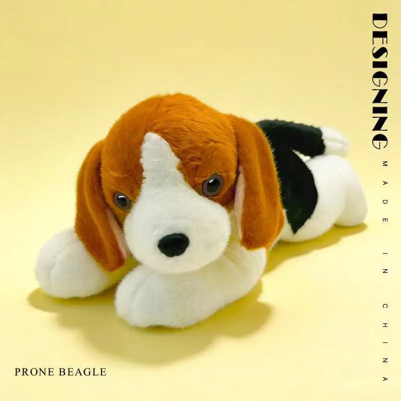 Latest Lying Beagle Doll Kawaii Plush Toy Figure Doll Cartoon Anime Cute Pillow Cushion Home Children's Birthday Gift Doll