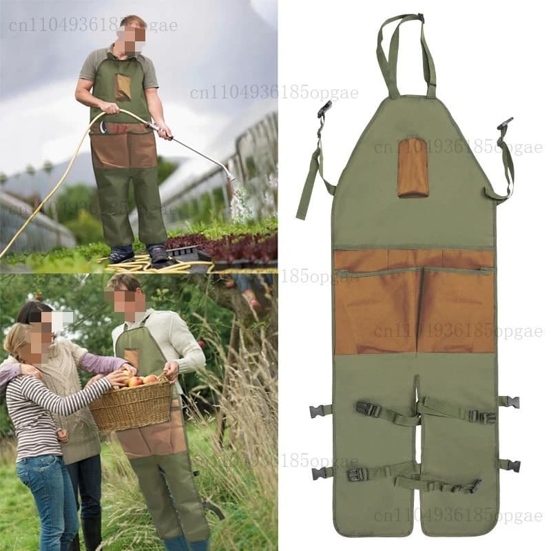 Nuovi grembiuli da giardinaggio con tasche multiple, grembiuli da esterno per potatura e raccolta, grembiuli anti-sporco