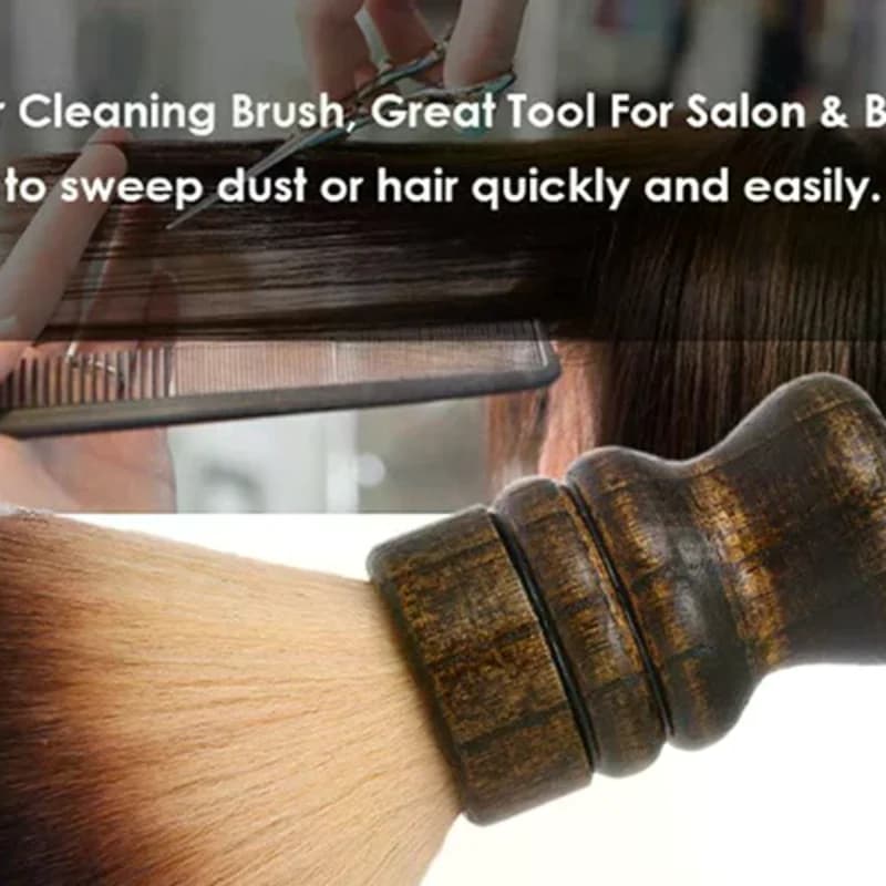 Spazzola Morbida per Barbiere, Strumento Professionale per la Pulizia del Salone, Spazzola per Capelli da Casa, Strumento per la Pulizia del Trucco, Spazzola per Capelli, Attrezzi per Barbiere