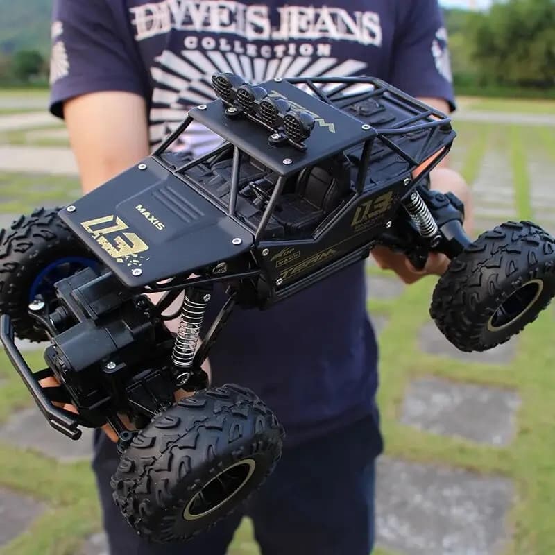 1:16 4WD RC Auto Con Luci A Led Radio Auto Telecomandate Buggy Fuoristrada Camion di Controllo Ragazzi Giocattoli per I Bambini