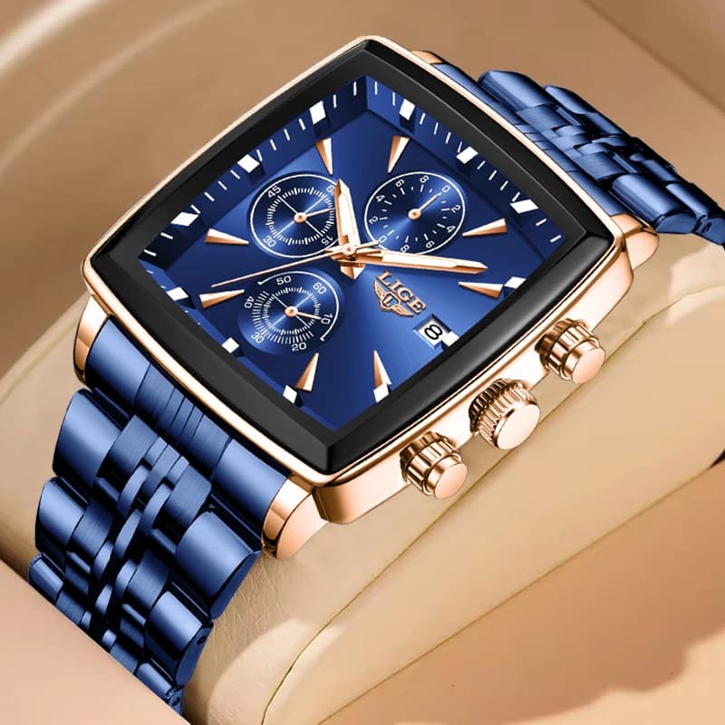 Original Design Quartz Watches for Men, Luxurious Casual wrist watches Elegant with Automatic Date, Waterproof and Bright, New