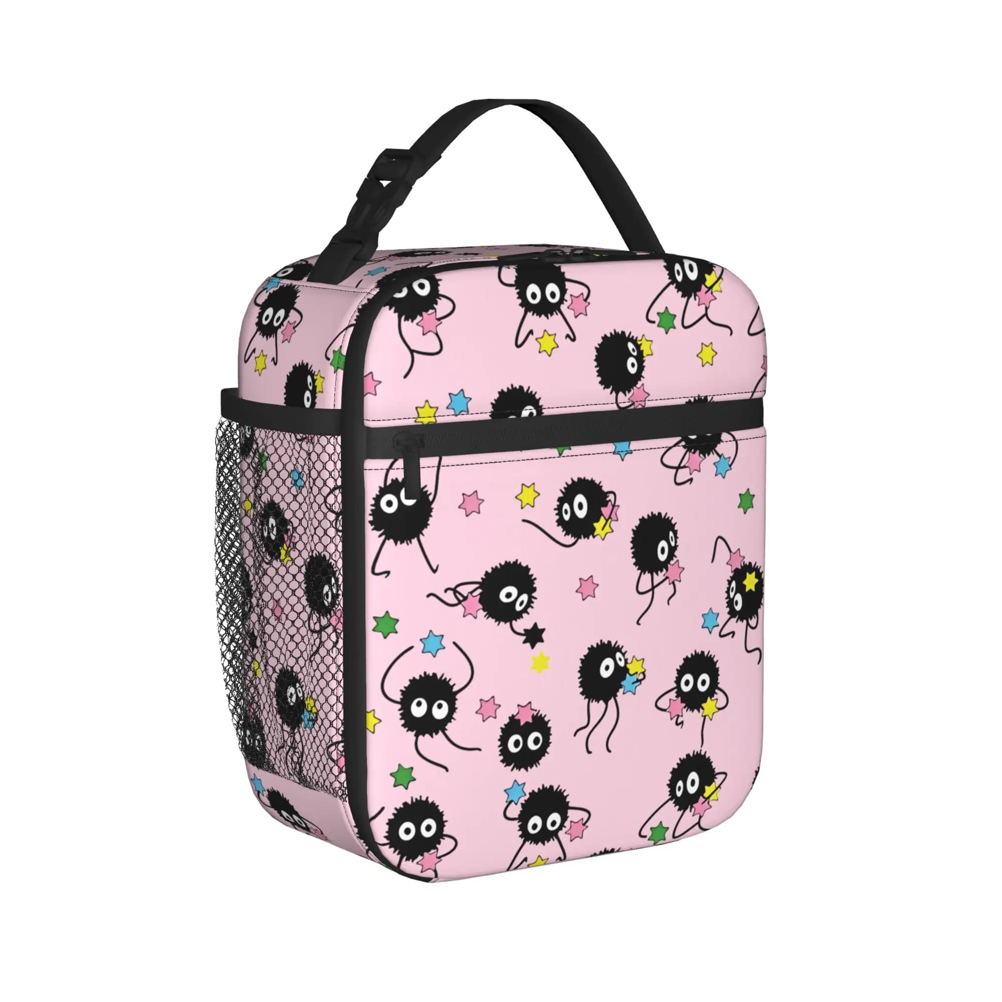 Anime Soots Sprites Insulated Lunch Bag Thermal Bag Reusable,Lunch Container Lunch Box Tote Food Handbags Beach Travel