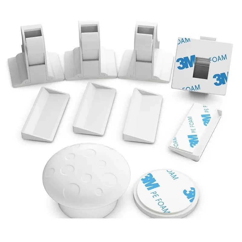 Sicurezza per bambini Serratura magnetica per bambini Serratura per porta del cassetto dell'armadio Serratura di protezione per bambini Invisibile Nessuna perforazione Senza viti Serratura per bambini