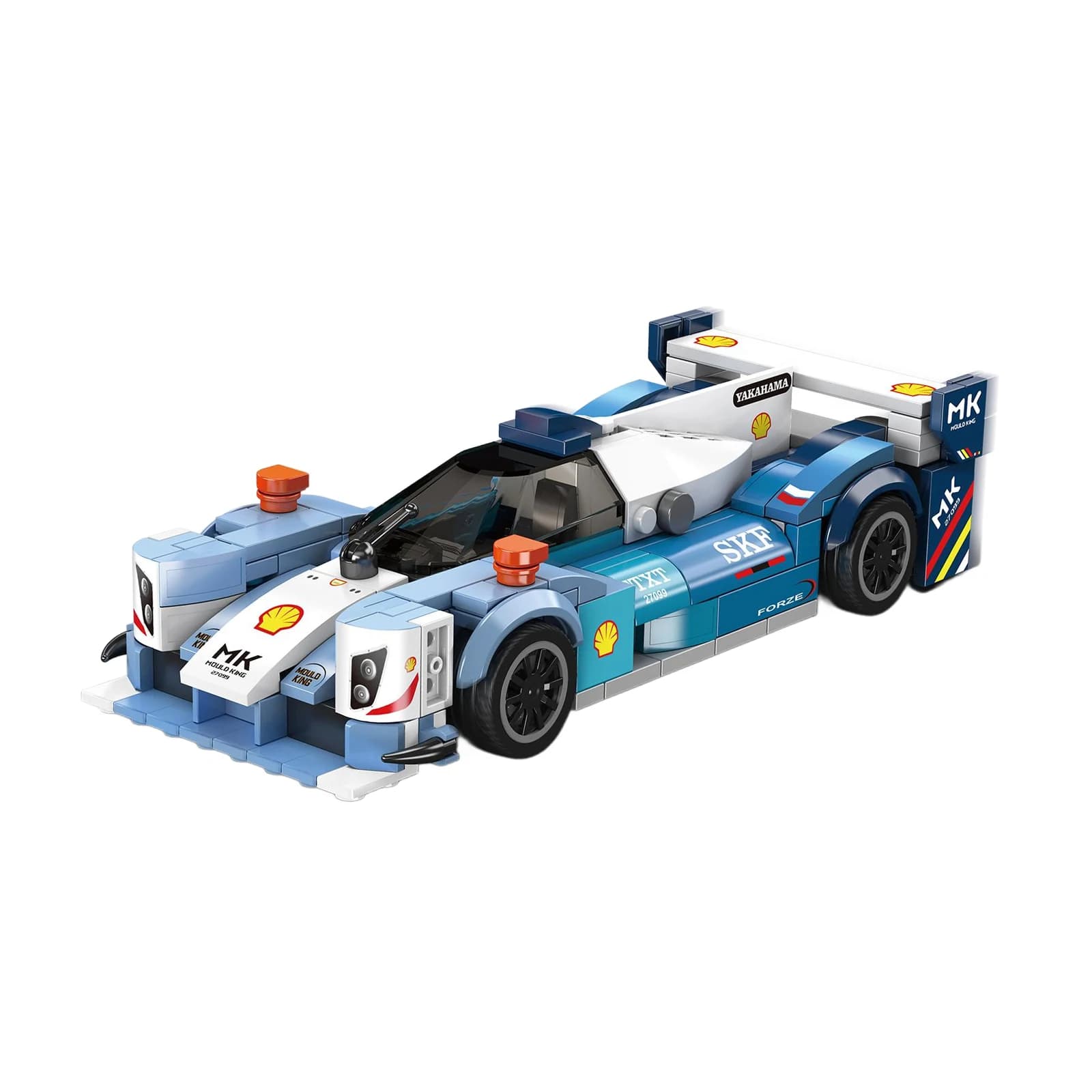 27099 IX Race Car 8 Stud Vehicle Model 396pcs Building Block Set with Display Container Christmas Gifts