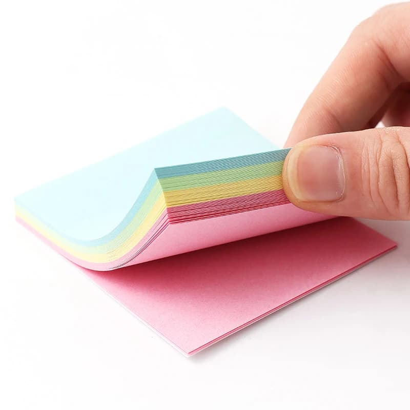 1pcs 76x76mm Blank Self Stick Notes Paper Office Stationery for Notes Reminders And Labels Ideal for Learning Use