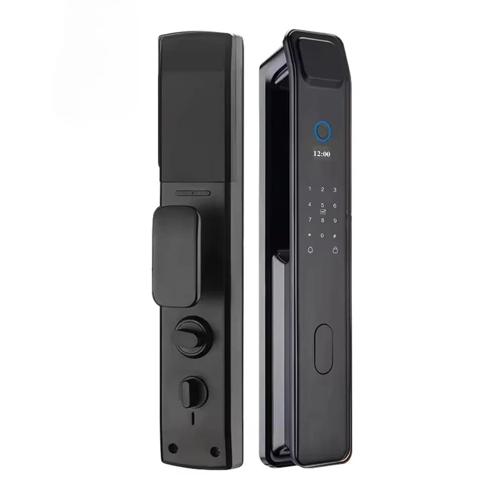 App Wifi Smart Door Lock Serratura biometrica Impronta digitale Digital Keyless 3D Face Lock con app Tuya