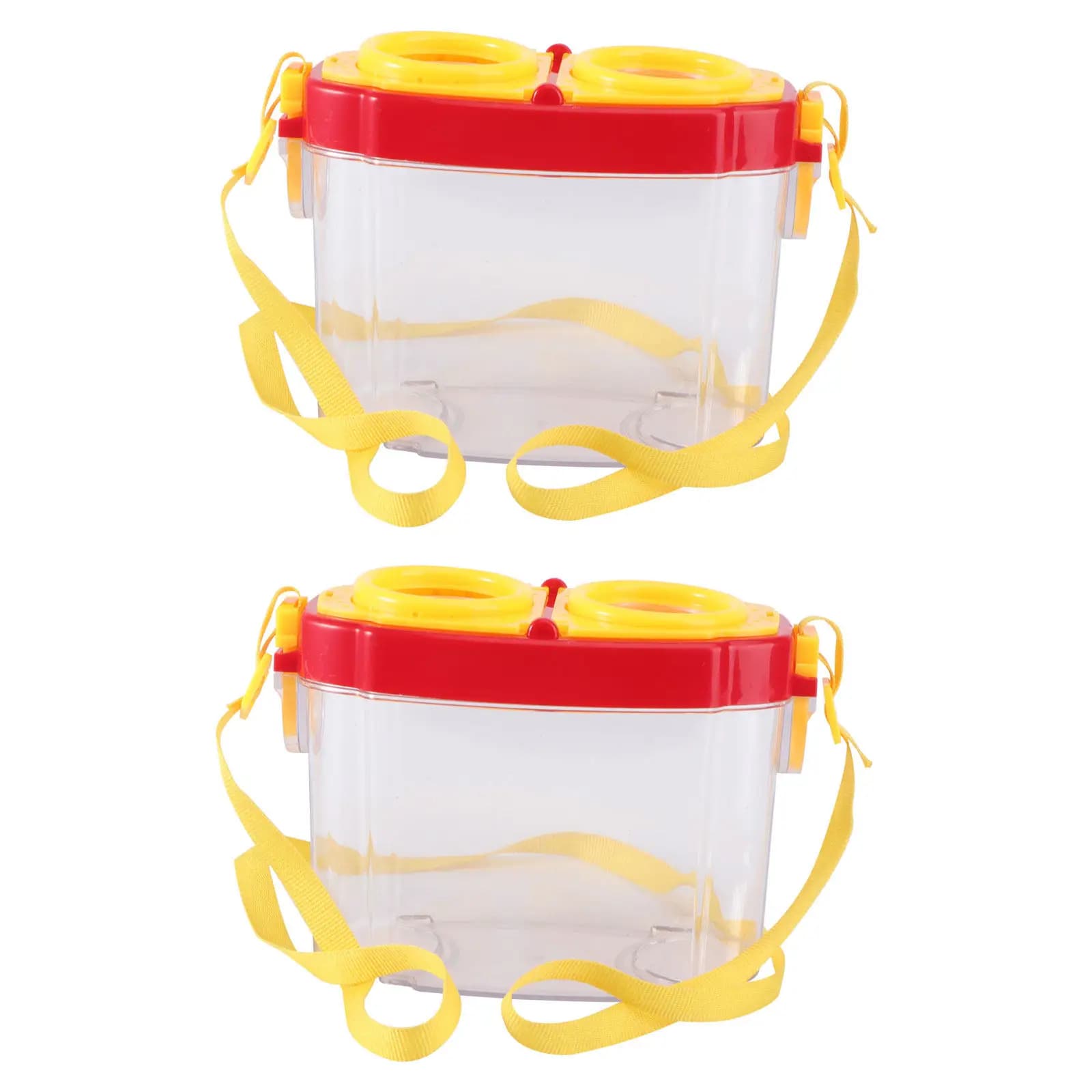 2Pcs Insect Observation Boxes Magnifier Glass Kids Outdoor Exploration Biological Educational Science Study