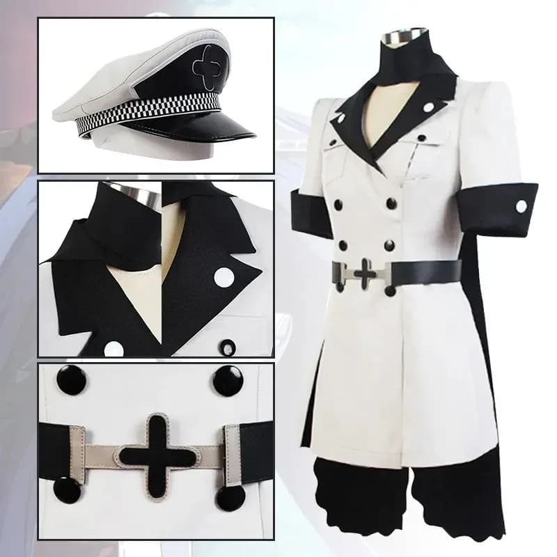 Anime Akame Ga KILL Esdeath Costume Props Accessories Cosplay Full Set Holiday Party Carnival Dress Up Uniform Women Clothingx;8