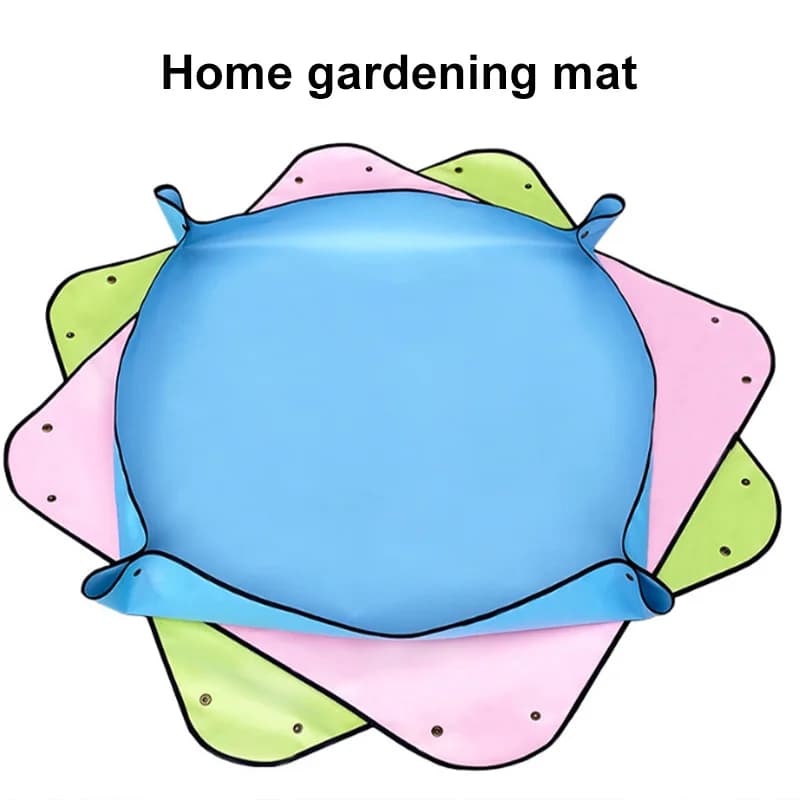 Forniture per giardinaggio domestico 30 cm-40 cm Tappetino per piantare Pieghevole Pianta da giardino Vaso da fiori Tappetini per trapianto riutilizzabili Accessori da giardino