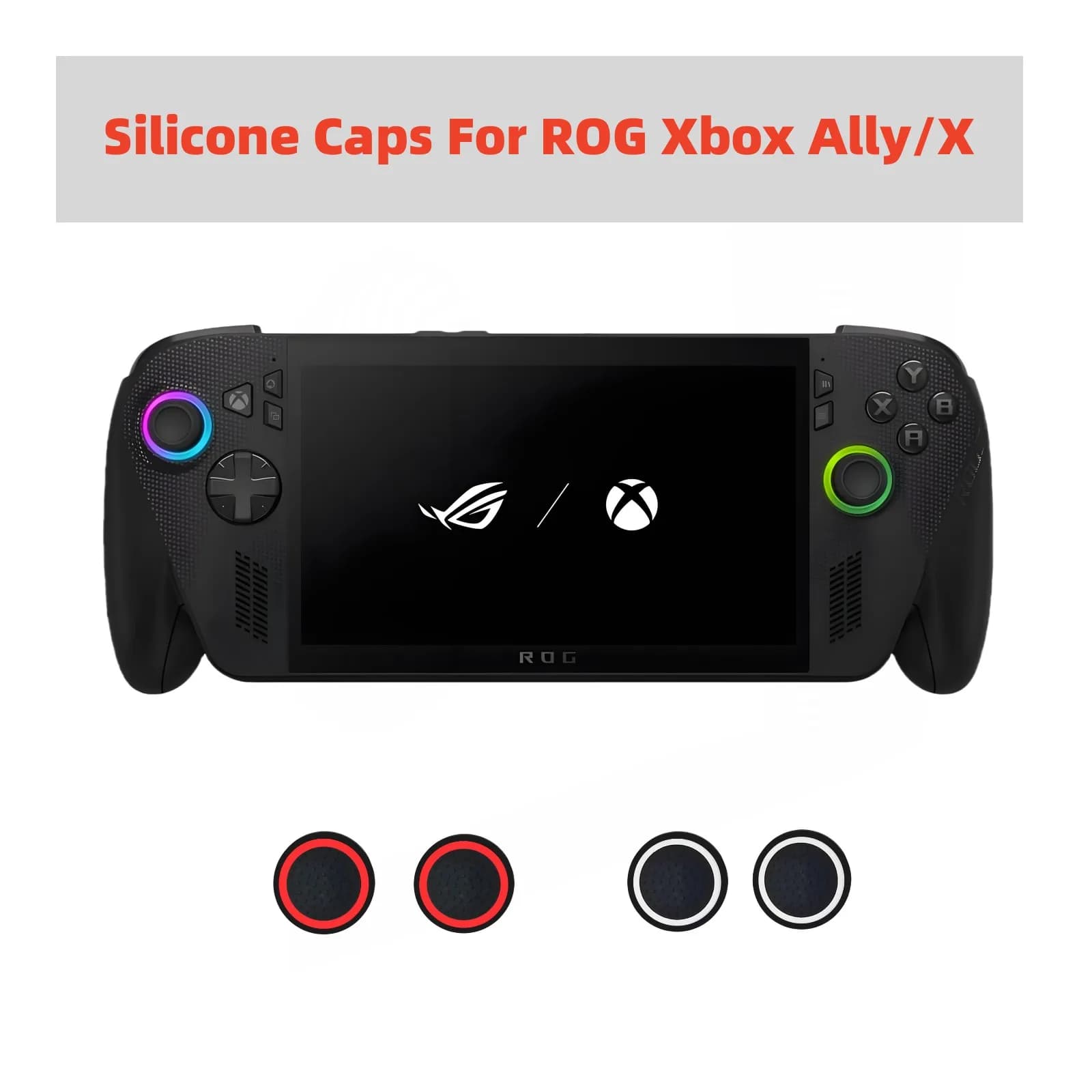 Impugnature per pollice Joystick Cap Stick Cover per ROG Xbox Ally/X Controller Rocker Cover Morbida copertura in silicone 4 pezzi