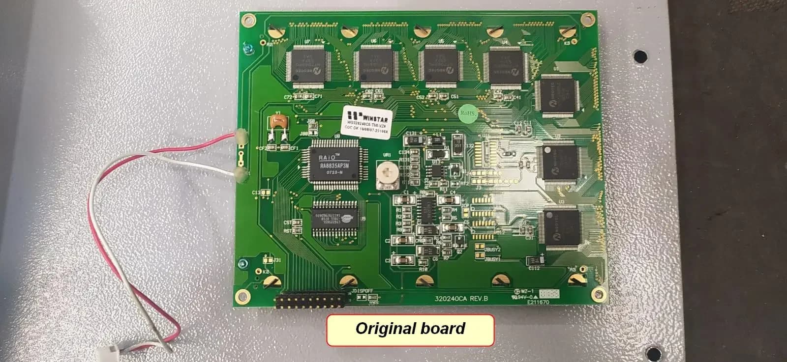 Sostituzione per WINSTAR WG320240C0 -TMIVZ # Schermo LCD 220 320240C REV.F I 320240CA REV.B