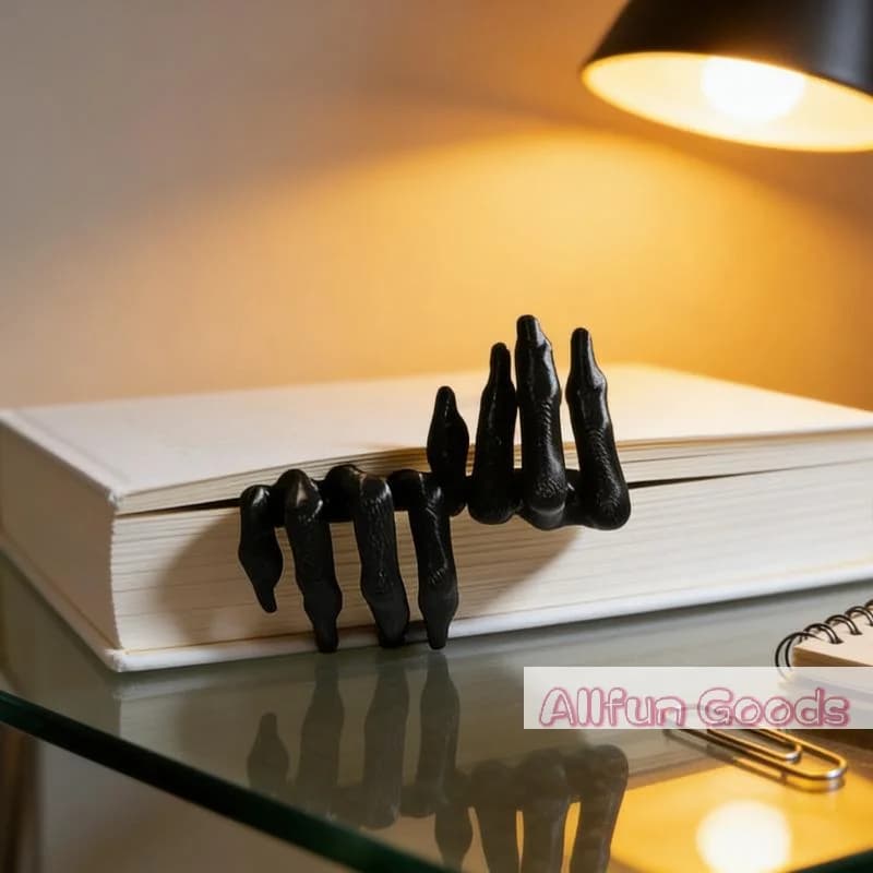 [TG835]3D Printing Devil Claw Stereo Bookmark Punk Style For Books Notebooks Planners Graduation Cosplay Gift