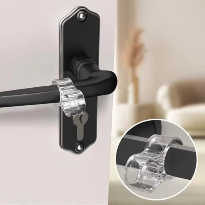 Wall Protection Doorknob Bumper 1/4Pcs Silicone Door Stops Shockproof Handle Buffer Furniture Crash Pads Protector Rings