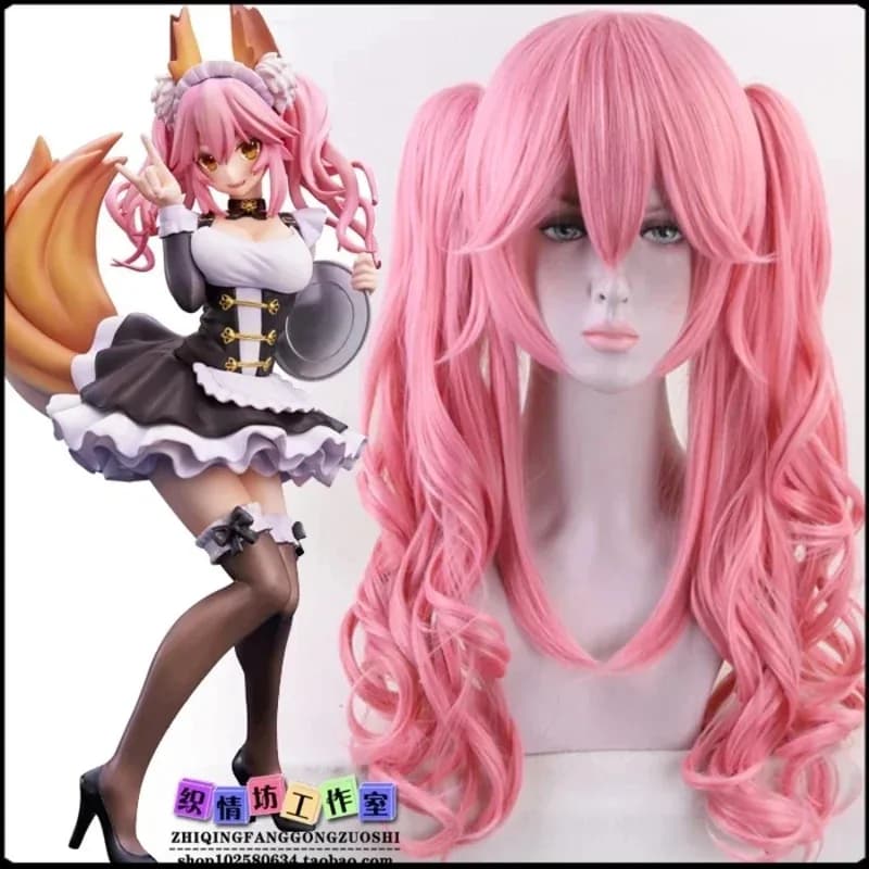 Grand Order Tamamo no Mae Costume Cosplay Cameriera Abito Fate/EXTRA FGO Parrucca Coda Orecchie Per Le Donne Hollowee PH6700b;4.f'7;j,3'