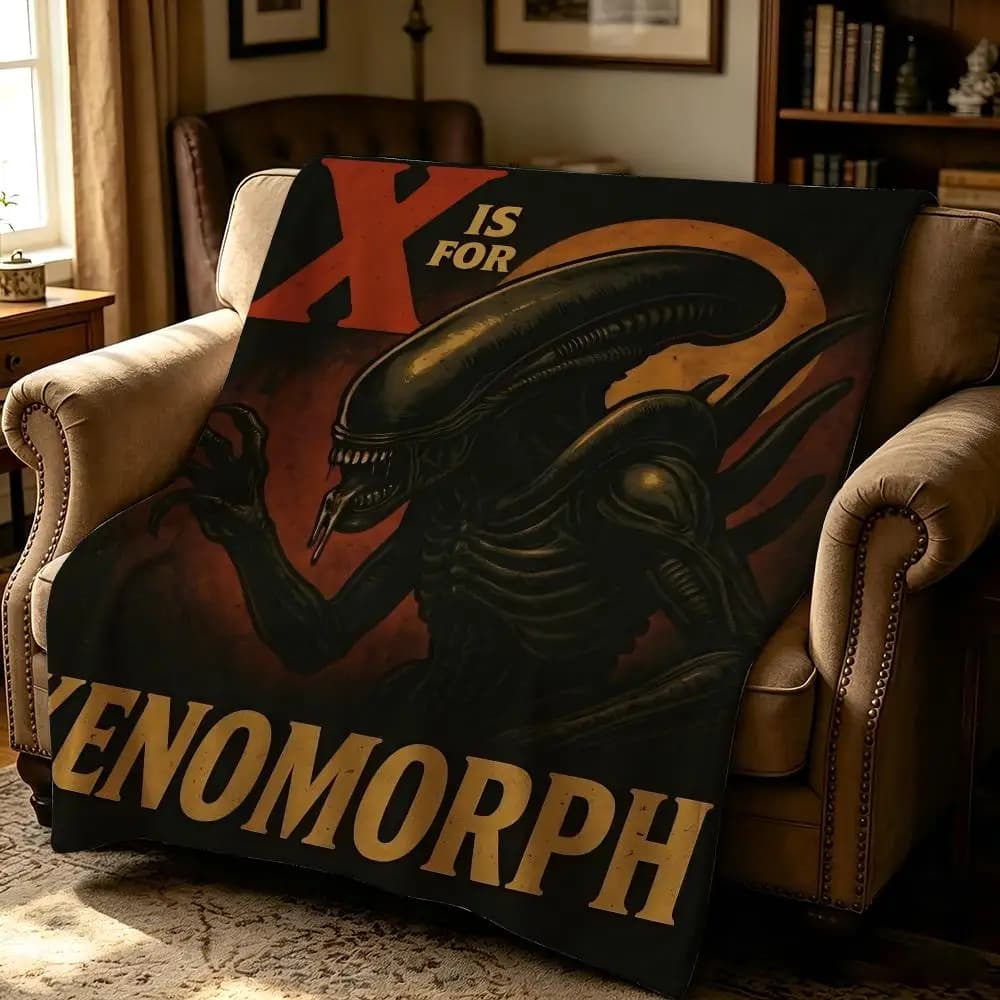 movie A-Aliens-s Throw Thick Comfort Flannel Quilt, Multi-scene Use Indoor Outdoor Daily Nap
