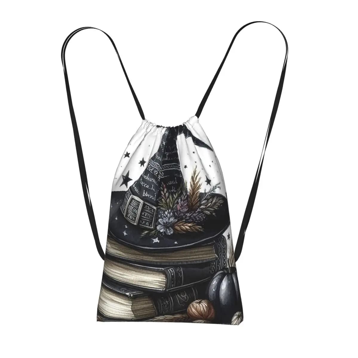 Uno zaino con motivo One Arcane Witch Hat, borse alla moda con coulisse, borsa sportiva, borse per libri, per viaggi e scuola