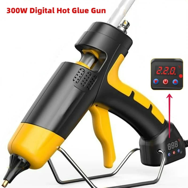 300W/800W pistola per colla a caldo professionale temperatura regolabile digitale uso 11 Mm stick per colla a caldo strumenti industriali pistola in Silicone