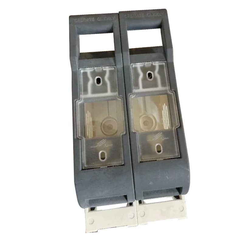 2P Cut Out Fuse Holder for Knife Fuse NH00 NT00 NT00C NT00-160 Low Voltage Switch Disconnector Plastic Fuse Base CE
