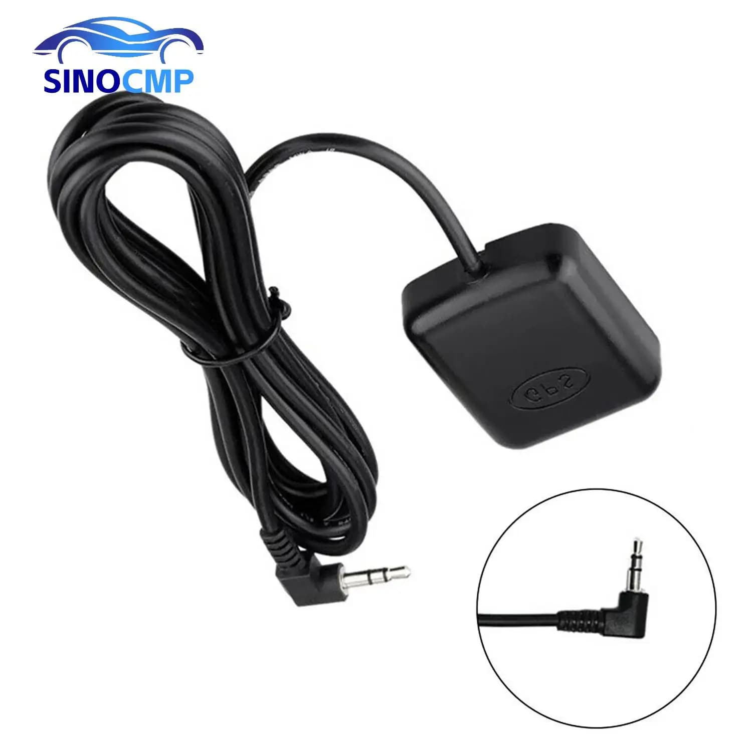 3.5 mm external elbow GPS antenna for car truck SUV dashboard camera