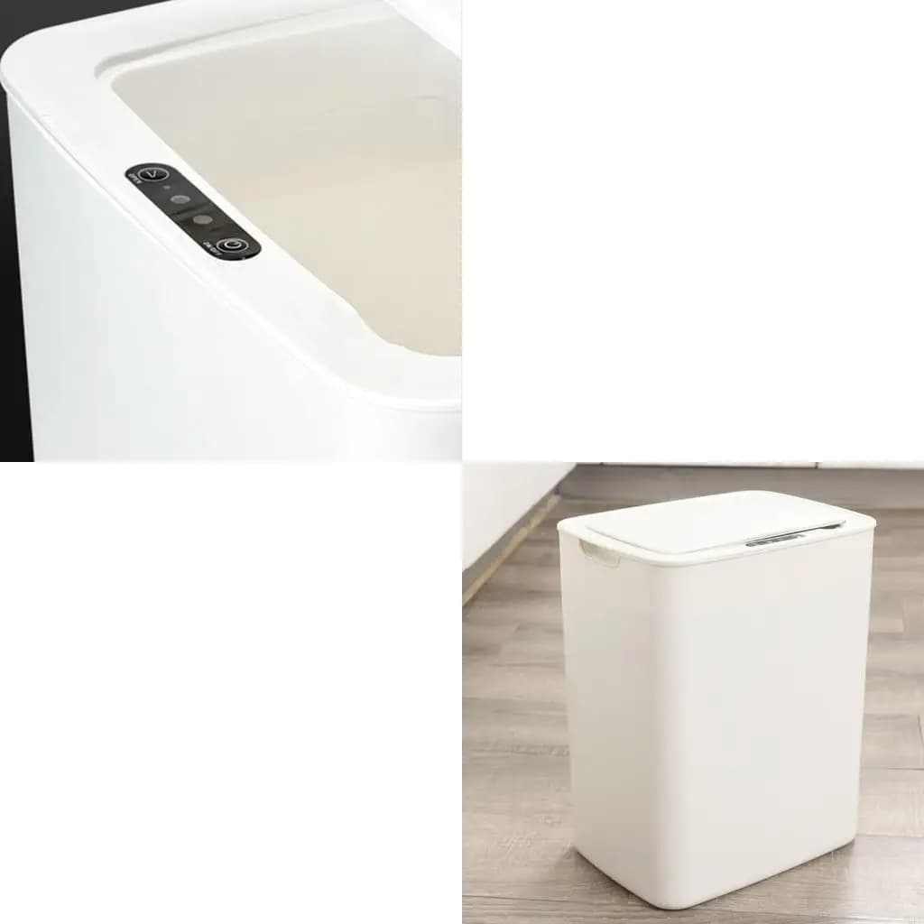 J6PE Trash Can Electric Touchless Square Automatic Bin Home