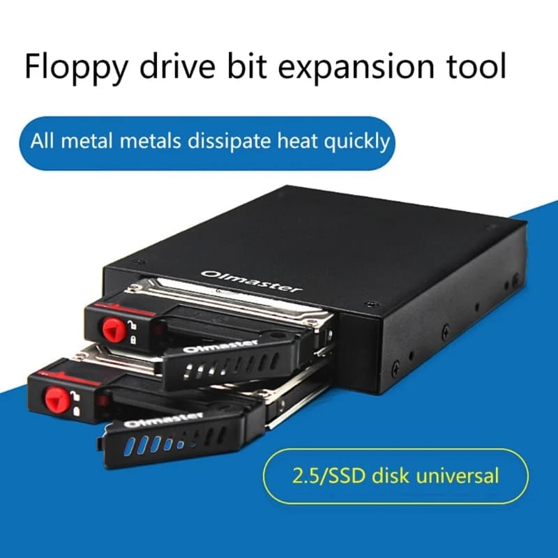 OImaster 4 bays 2.5 pollici SATA HDD SSD Hard Drive Mobile Rack contenitore interno Drop Ship