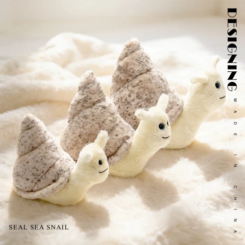Peluche a forma di conchiglia di foca, simpatico giocattolo di peluche a forma di animale dei cartoni animati, regalo di compleanno, regalo di Natale