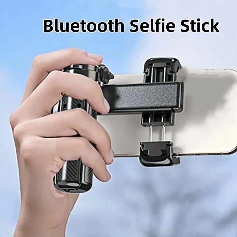 Mini bastone telescopico portatile per selfie, asta di estensione regolabile, bastone per selfie Bluetooth, mini supporto leggero