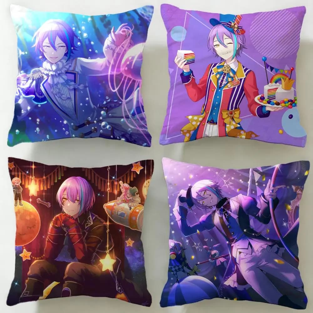 Fodera per cuscino con personaggio popolare dell'anime Kamishiro Rui, morbida e facile da lavare – versatile per divano, letto, viaggi e ufficio