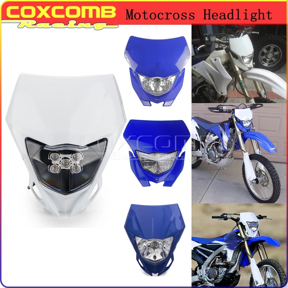 Enduro Lampadina LED Dual Sport MX Dirt Bike Lighting For Yamaha WR250R WR250F WR250X WR450 WR125 WR400 WR426 WR500 WR450F