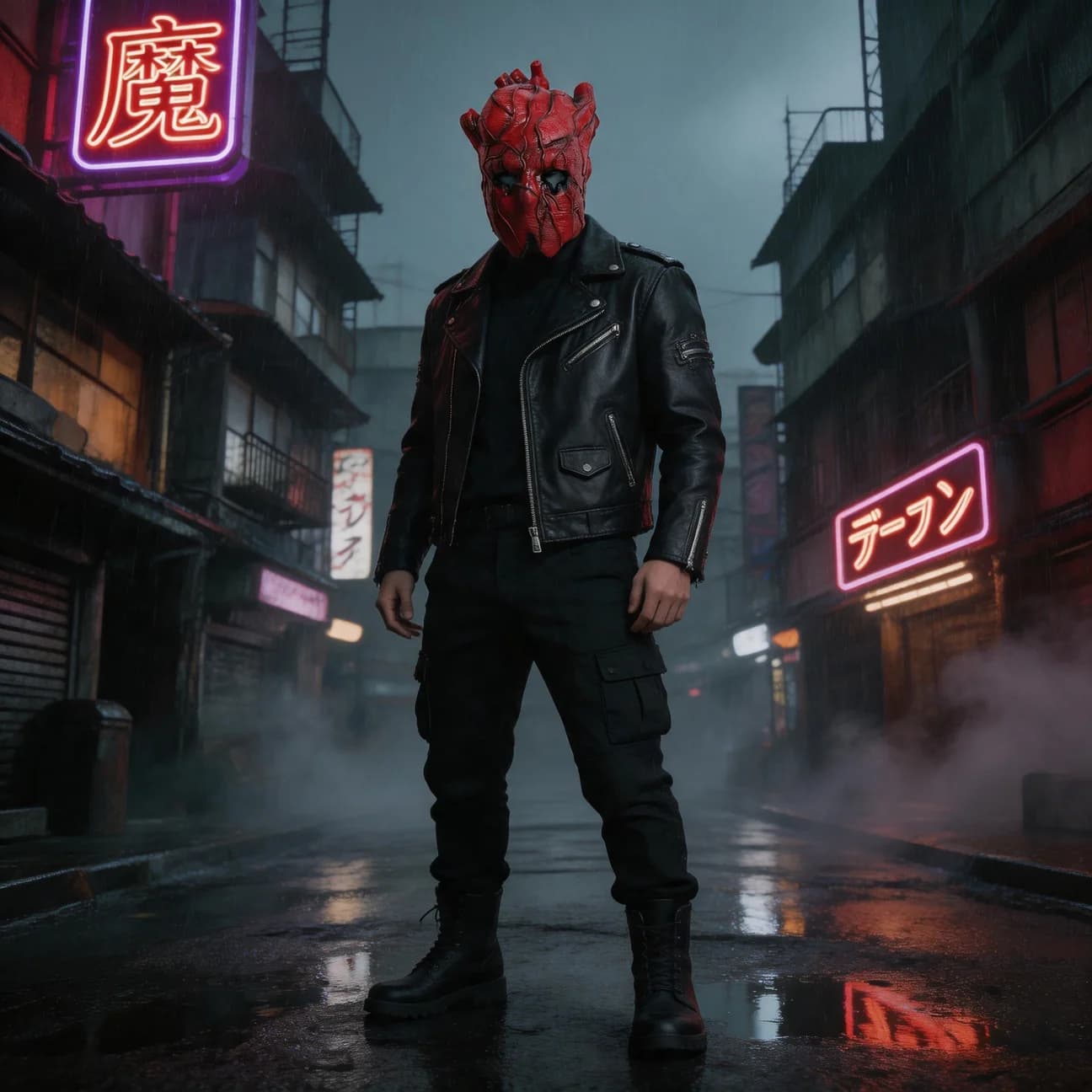 Dorohedoro Shin Cosplay Mask Red Heart Balaclava Full Face Headgear Anime Halloween Costume Prop Adult Horror Party Mask