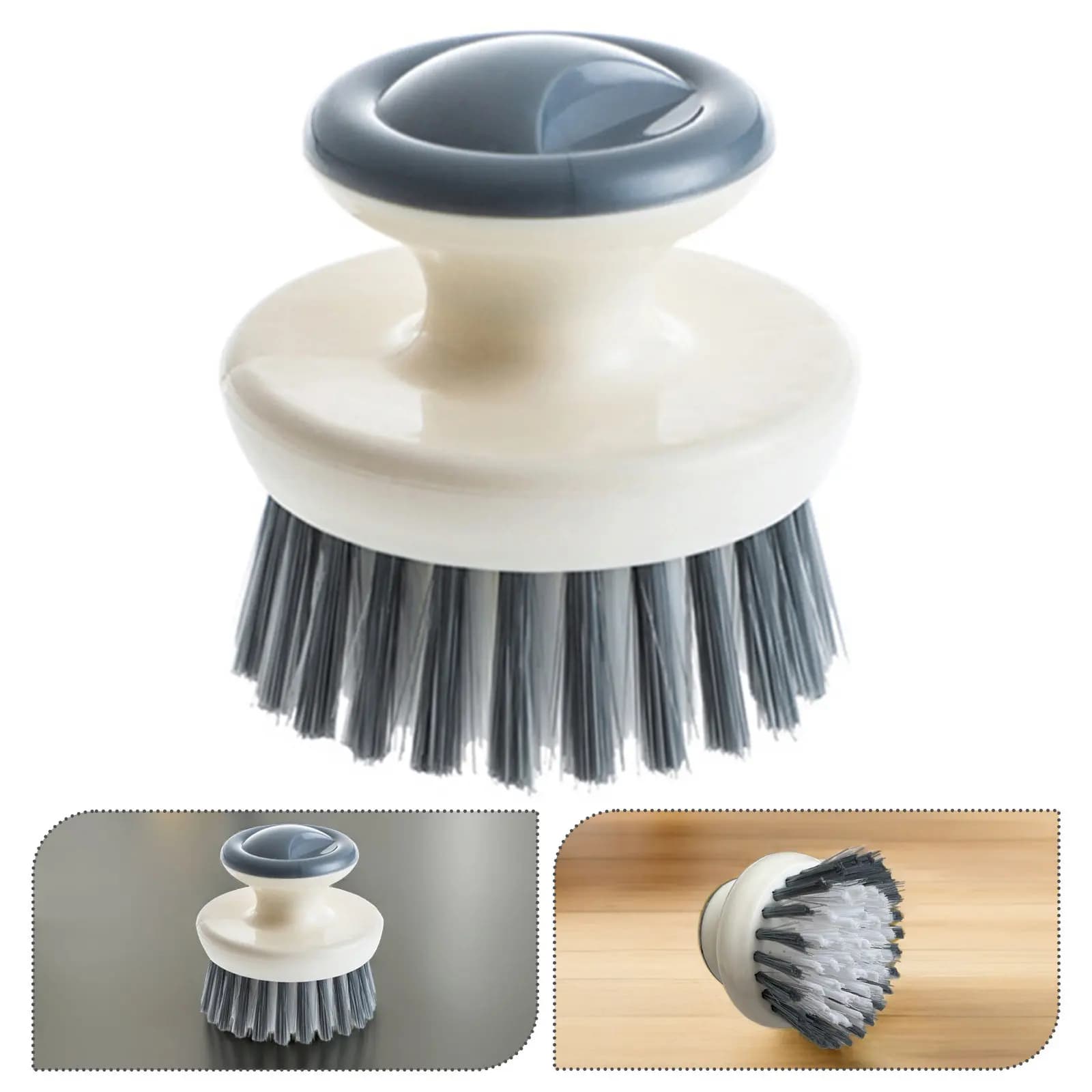 Dish Scrub Brush Heavy Duty Kitchen Cleaning Brush for Dishes Cookware Cutting Boards Showers Tiles Countertops Dishwashing Tool