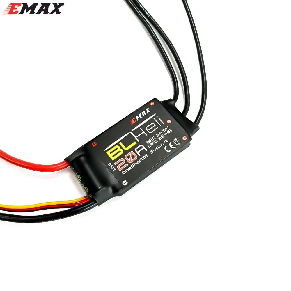EMAX BLHeli 80A/60A/50A/40A/30A/20A/12A ESC for RC FPV Fixed wing Multirotor QAV250 QAV210 spare toy piece
