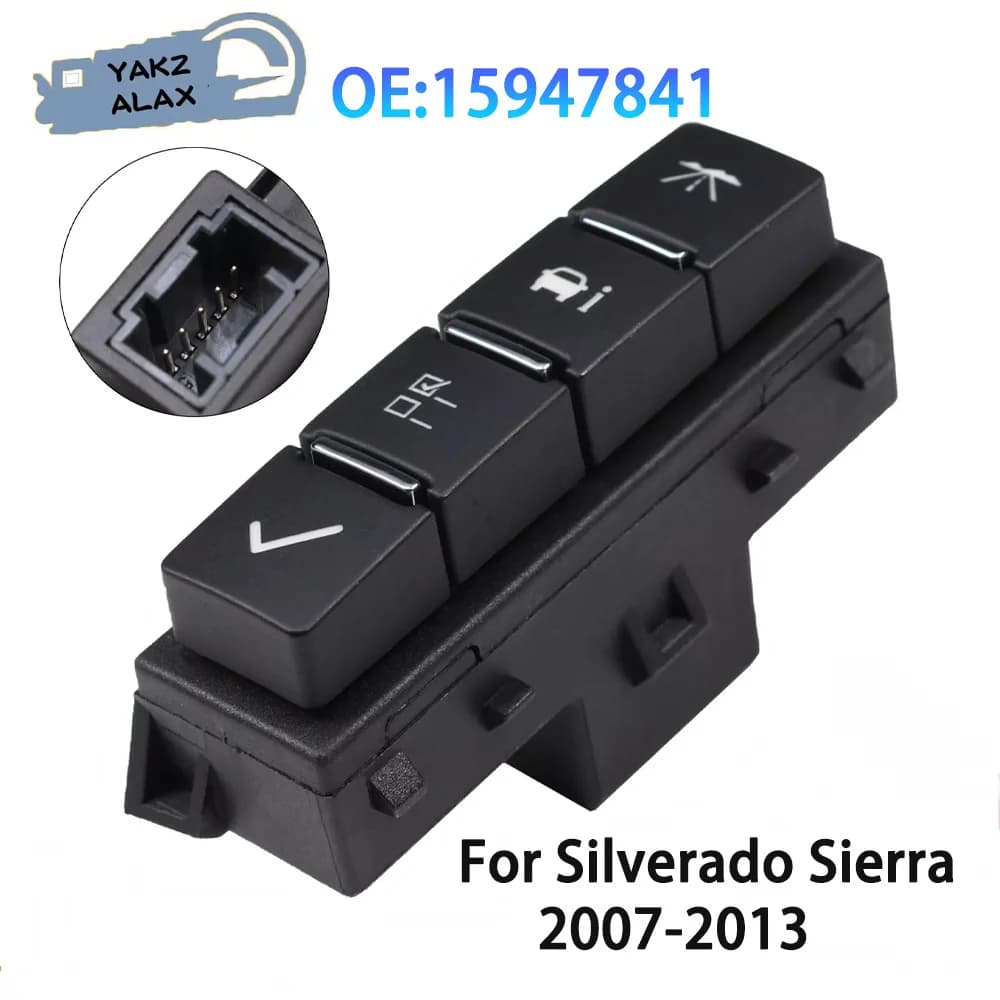 15947841 Pulsante di controllo dell'interruttore centrale delle informazioni sul conducente per Silverado Sierra 2007 2008 2009 2010 2011 2012 2013 Accessori auto
