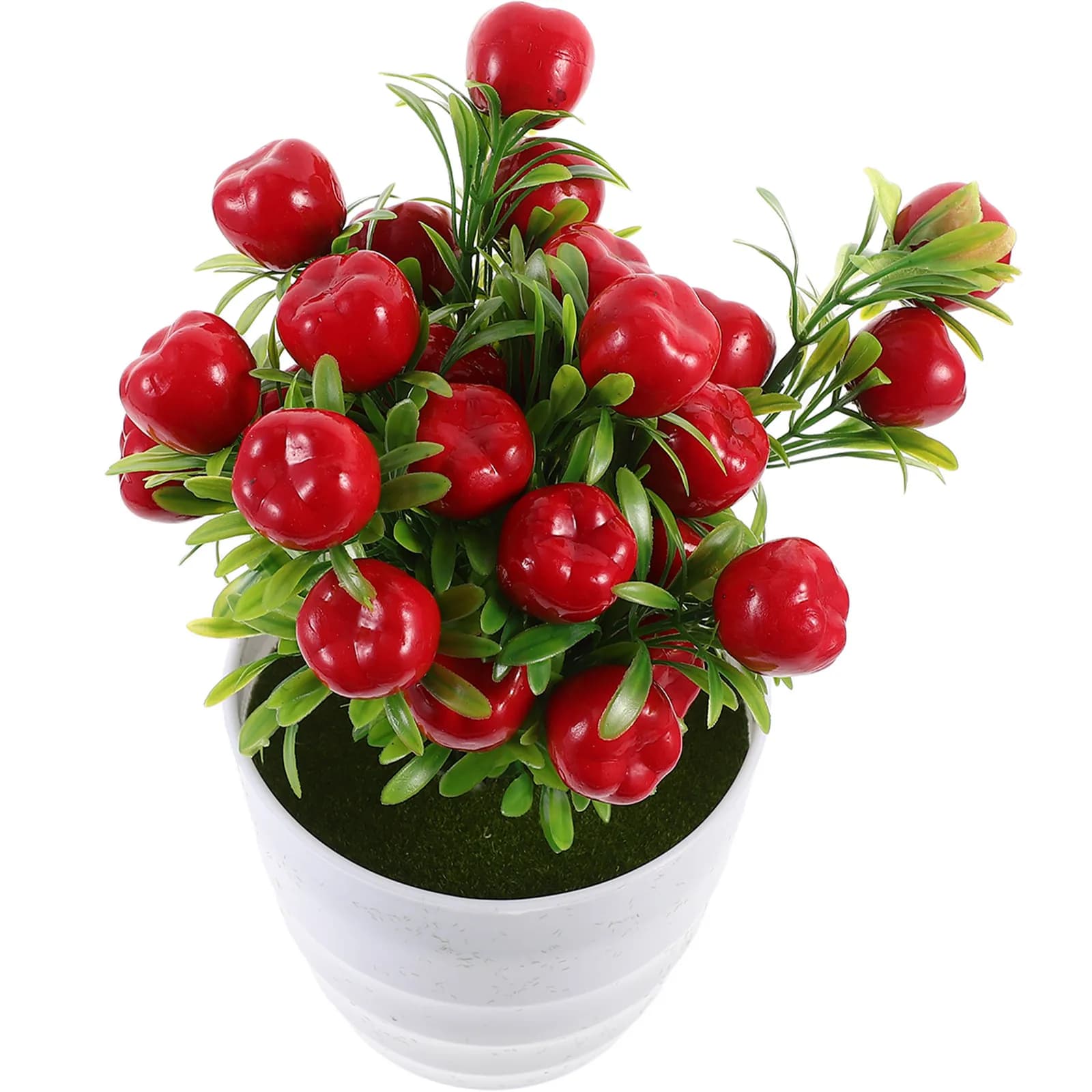 Premium Artificial Bonsai Tree with Lifelike Faux Potted Plant for Desktop Shelf Living Room Bedroom Natural Home Office