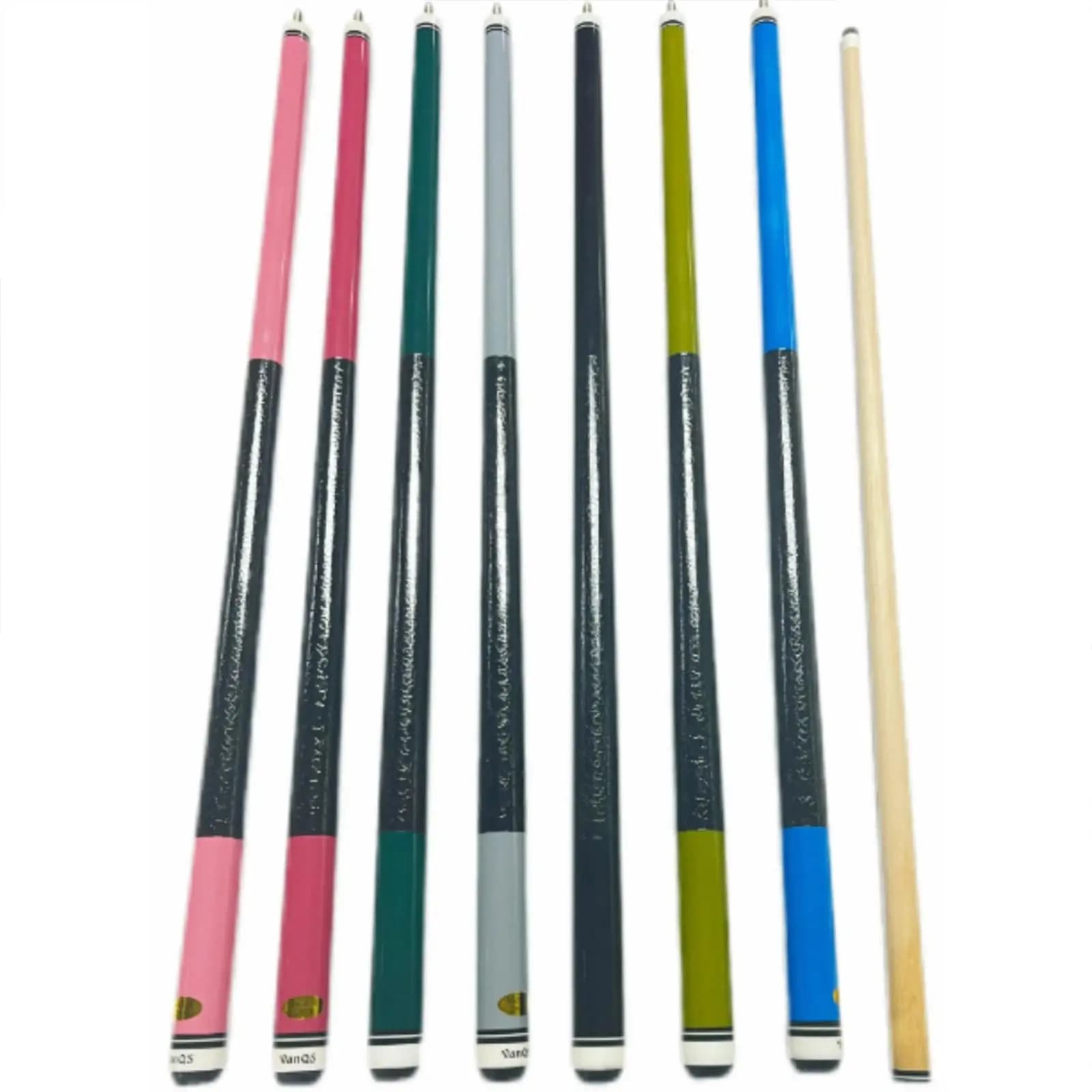 Wooden Pool Cue 13mm Tip Two Section Cue Stick Professional Billiard Stick for Club and Home Game