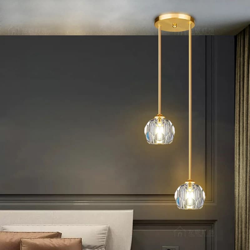 1 PC Lampada a LED moderna per l'arredamento della casa, lampada da comodino, lampada a sospensione, lampadario a LED, illuminazione per interni.