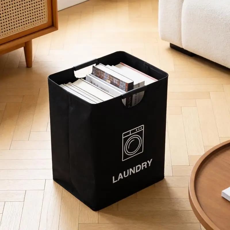 82L Foldable Storage Bin Multifunctional Laundry Bag Waste Bottle Recycling Collection Container
