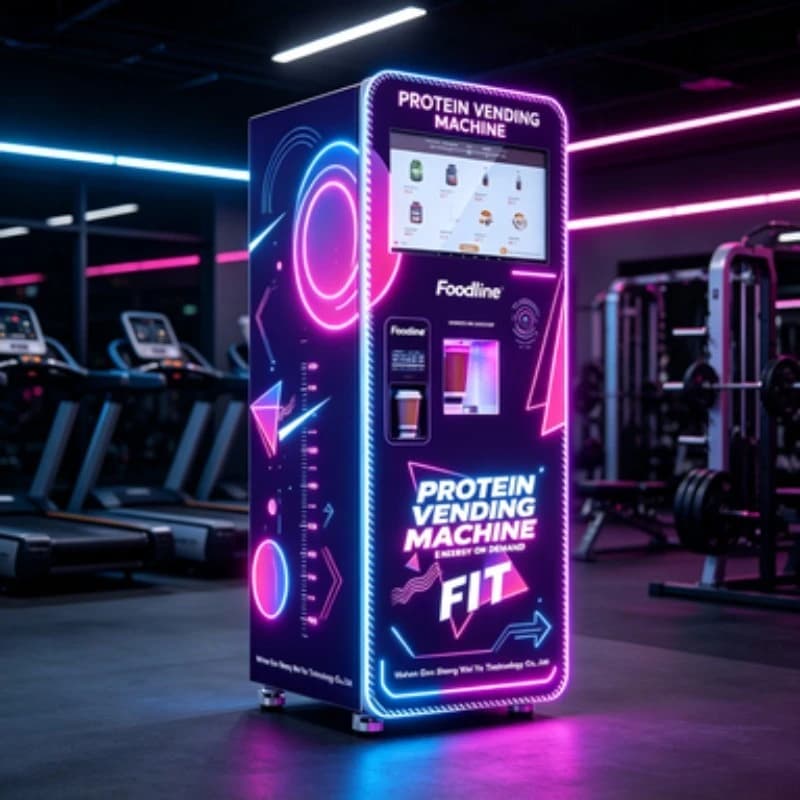 FOODLINE Vertical Protein Shake Vending Machine Smart Commercial Protein Powder Dispenser