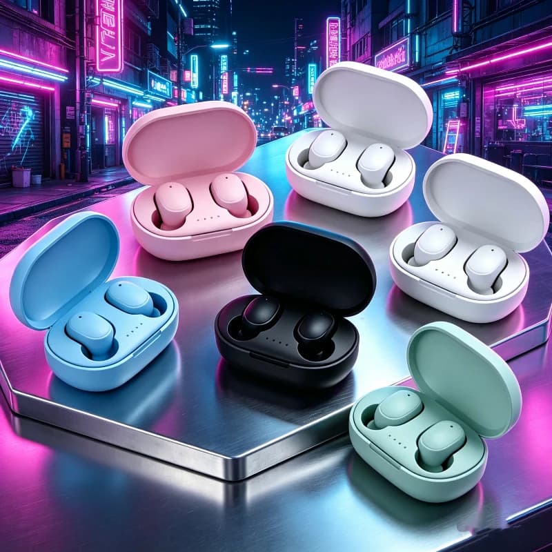 Auricolari Bluetooth TWS, Cuffie Wireless con Cancellazione del Rumore e Microfono, Modello A6S