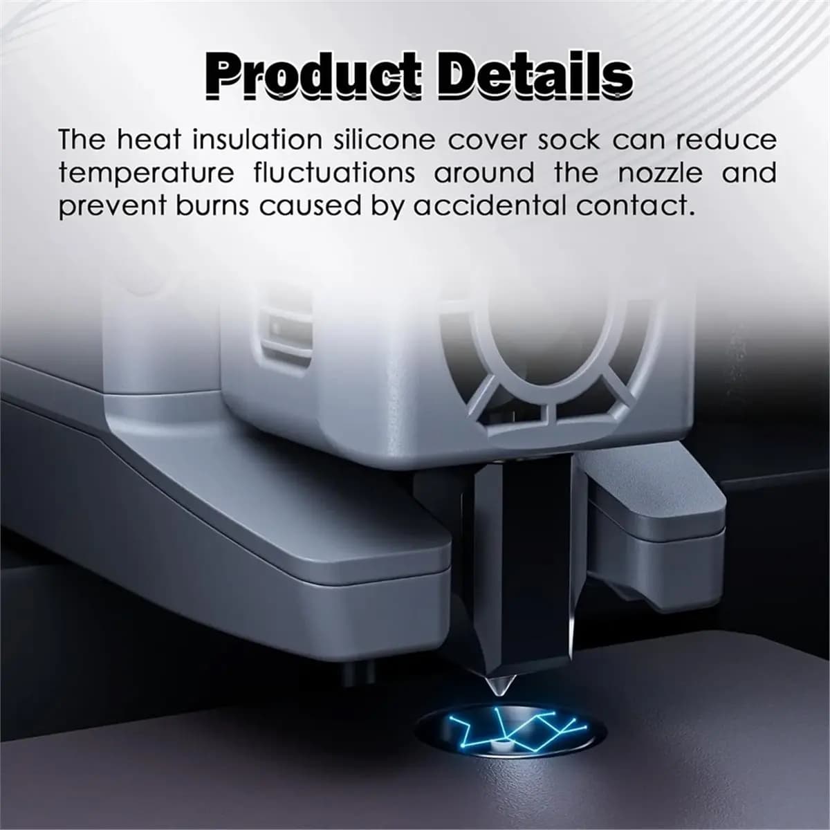 A1007K 10PCS for Creator 5/Creator 5 Pro Hotend Silicone Cover for C5 / C5 Pro 3D Printer Accessories SUMMER