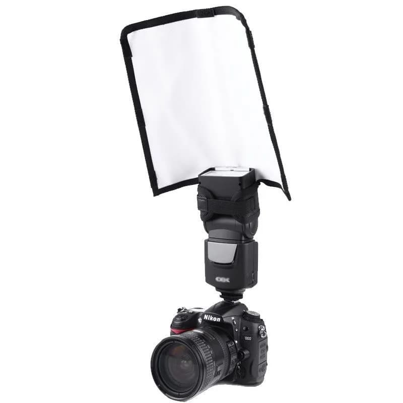 Universale Foto Flash Luce Pieghevole Riflettore Snoot fascio Softbox Diffusore Tubo Piegatrice per Canon Nikon Yongnuo pentax flashgun