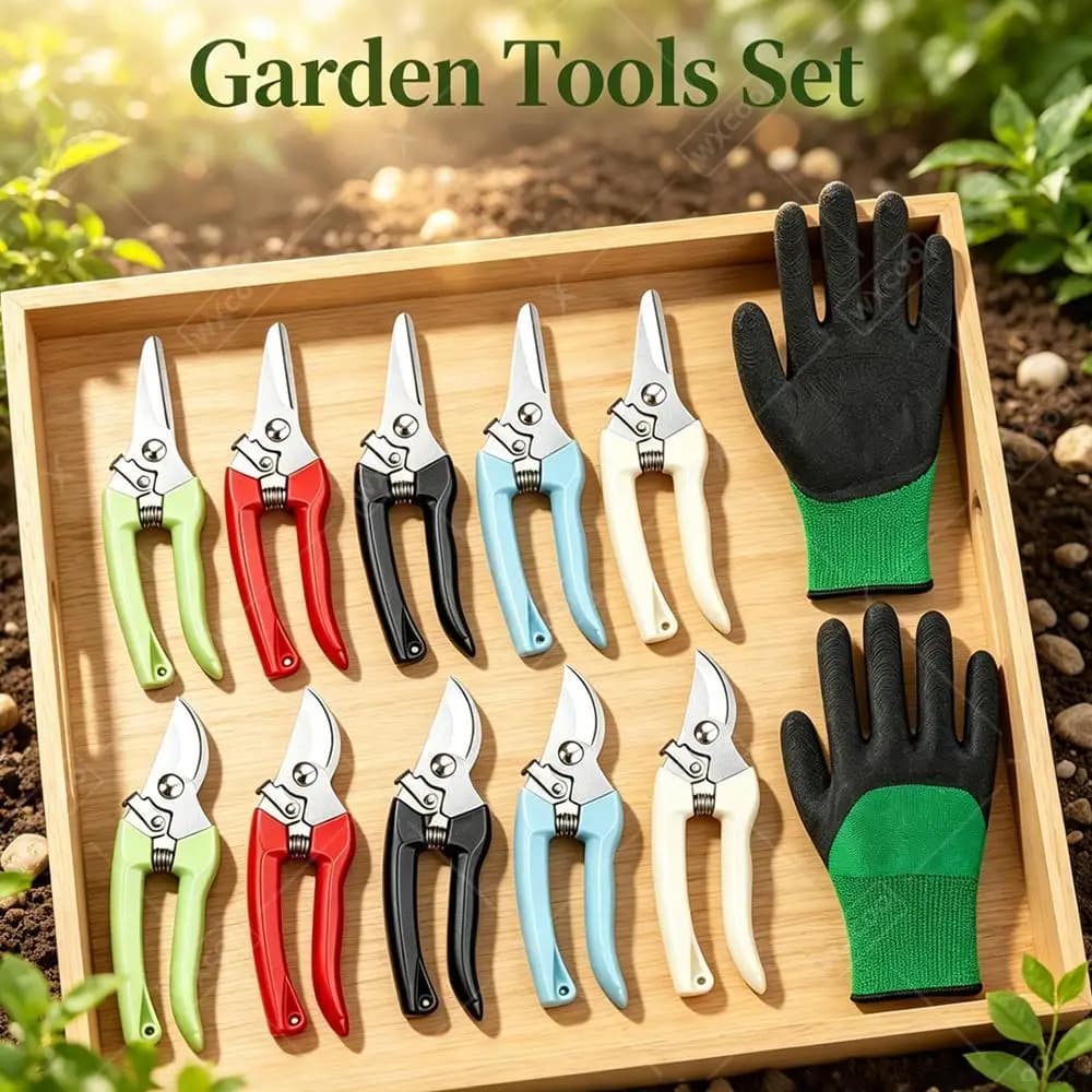 Hand Clippers Professional Sharp Pruning Shears for Garden Beak Scissors Non-slip Handle Pruner Garden Scissors Tree Trimmers