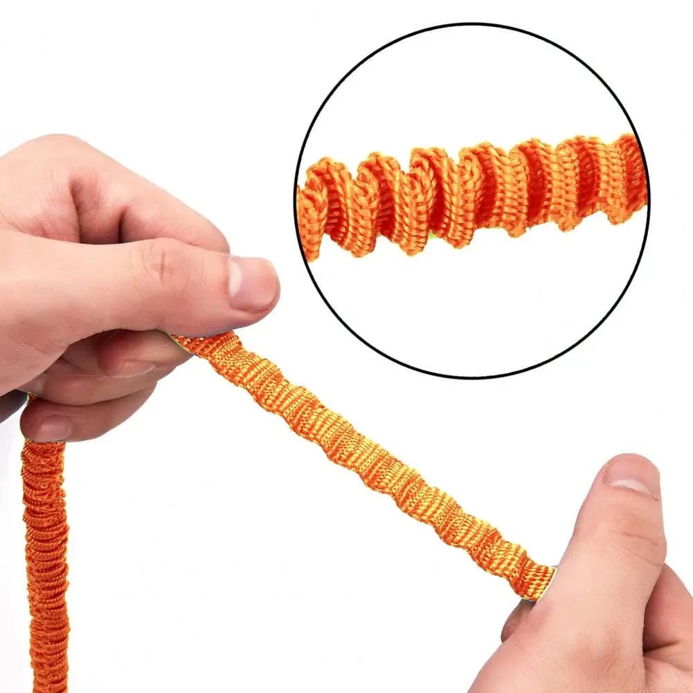 1/2/4 pezzi guinzaglio per pagaia per kayak cinghia elastica elastica cordino corda guinzaglio per canna da kayak leggero per pesca in barca rafting canoa