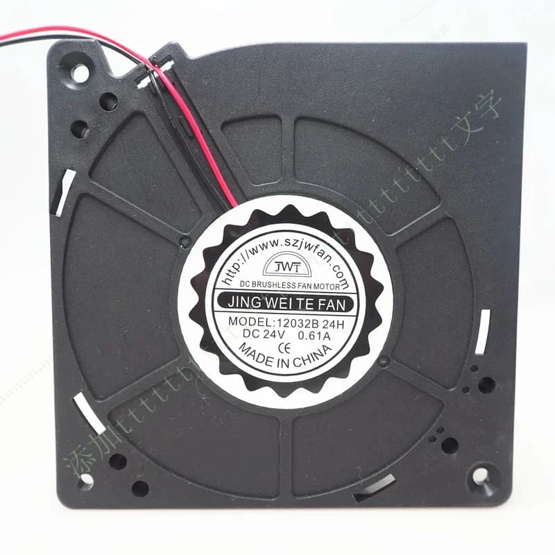 W FOR JING WEI TE 12032B24H DC 24V 0.61A 120x120x32mm 2-Wire Server Cooling Fan