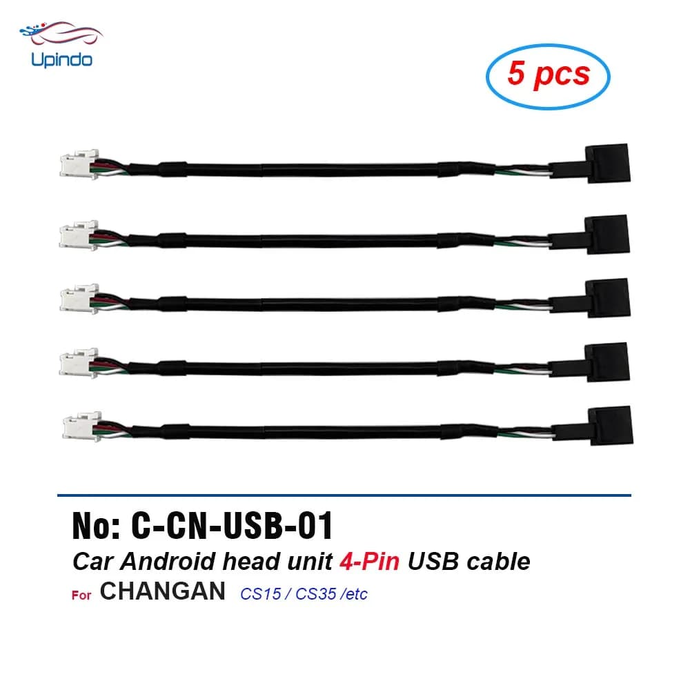 Cavo USB a 4 pin per autoradio Android, connettore adattatore per cablaggio per Changan CS15 CS35