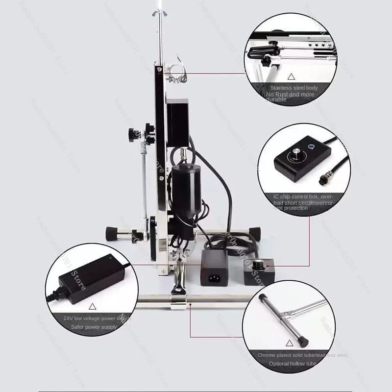 DIY Telescopic Reciprocating Actuator Motor 3-15cm Adjustable Silent High Speed Linear Reciprocating Motor for Hobby Projects