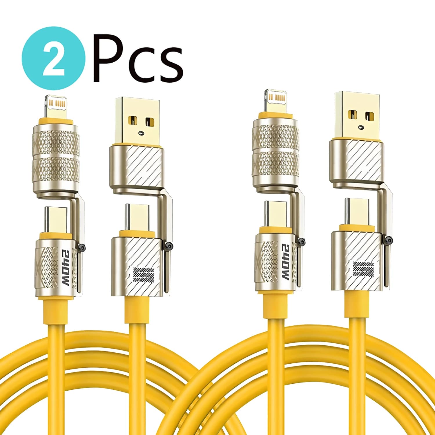240w 1/2PCS USB-C Fast Charger Cable for iPhone Usb Type C Fast charging For iPhone Xiaomi Samsung PD 2-in-2 data cable USB Cabl