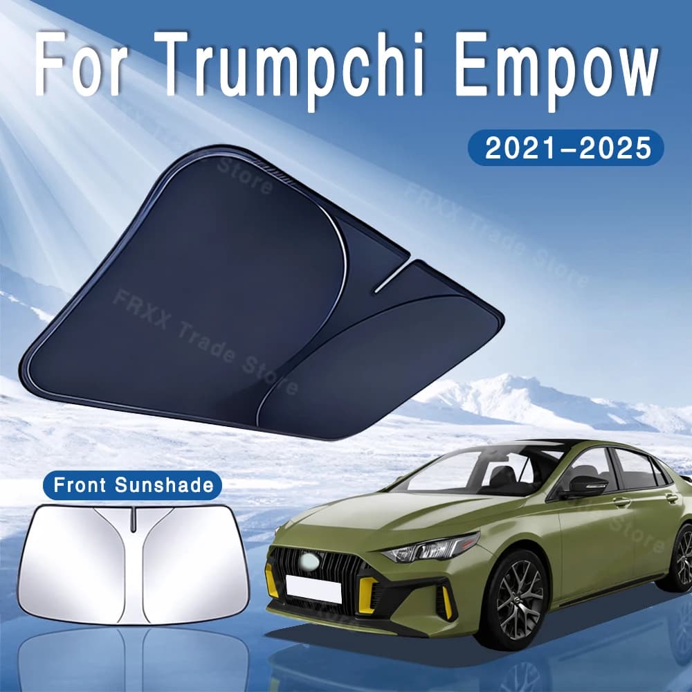 Pieghevole Auto Visiera Parasole Parabrezza Anteriore Parasole Isolamento Termico Raffreddamento Estivo Accessori Auto Per Trumpchi Empow 2022 ~ 2025